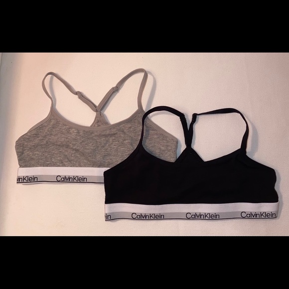 TWO CALVIN KLEIN TOPS SIZE 6x YOUTH. - Picture 1 of 4